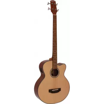 Guitare basse acoustique DIMAVERY AB-450, naturel 26224012