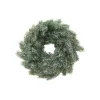 Couronne de sapin en PE enneigée EUROPALMS, 45cm 83501720