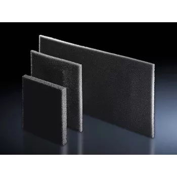 Rittal filtre à mat pour filtre de ventilateur, 599 x 320 mm, 8 mm, cadre en plastique, pack de 3 (3285920)