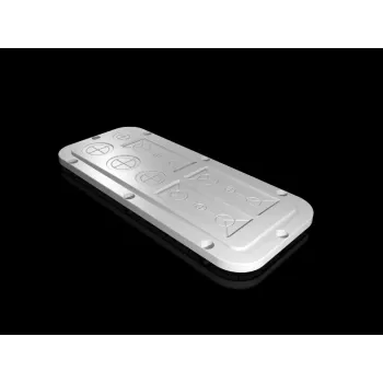 Rittal SZ plaque de bride en plastique taille 2 AX 2562.200 (2562200)