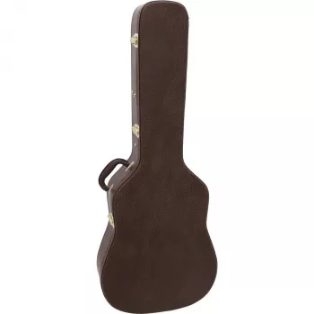 DIMAVERY étui moulé pour guitare western, marron (26341018)