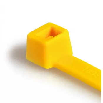 HellermannTyton T80L attache-câble 390 mm x 4,6 mm jaune, pack de 100 116-05414