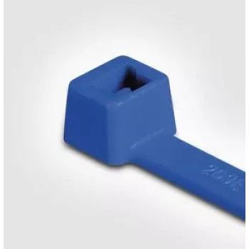HellermannTyton T80L attache-câble standard, 390 x 4,6 mm, PA66, bleue, 100 pièces 116-05416