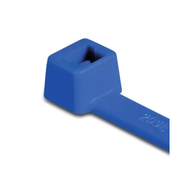 HellermannTyton T80R attache-câble standard, 210 x 4,6 mm, bleue, 100 pièces (116-08016)
