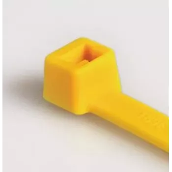 HellermannTyton T80R-N66-YE-C1 attache-câble standard, 210 x 4,6 mm, jaune, 100 pièces 116-08014