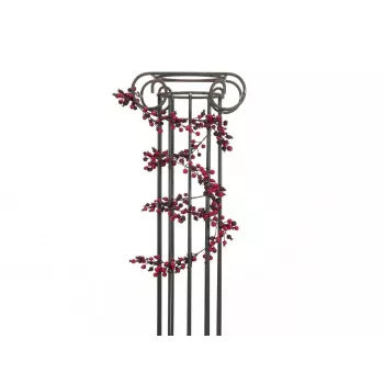 EUROPALMS guirlande de baies mélangées artificielle, 180 cm, rouge 83500501