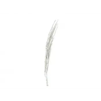 EUROPALMS Galho Buriti branche décorative artificielle blanche 150 cm 83502372
