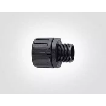 Connecteur droit HellermannTyton HG25-S-M25 PA66 BK 10, filetage M25, gaine 25 mm, noir