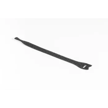 HellermannTyton TEXTIE-S-PA/PP-BK-X1 collier de serrage velcro, 150 mm x 12,5 mm, noir, 100 pièces 130-00012