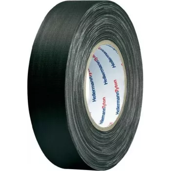 Ruban en tissu HellermannTyton HelaTape Tex 19mm x 10m noir coton-polyester 712-00204