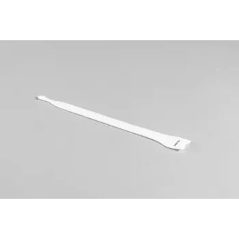 HellermannTyton TEXTIE-M collier de serrage velcro 200 mm x 12,5 mm blanc pack de 10 (130-00021)