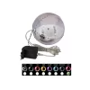 Boule de neige LED EUROPALMS 15 cm, rose 83501246