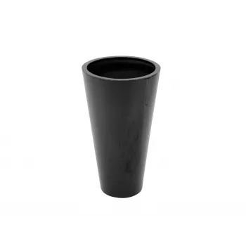 Figurine décorative de crâne EUROPALMS Leichtsinn Elegance-69 noire brillante 83011859