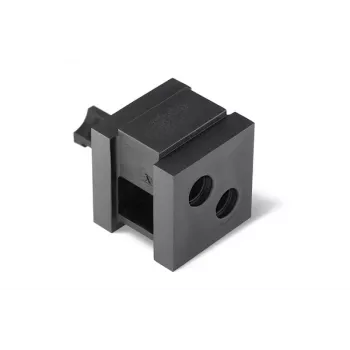 Passe-câble double HellermannTyton VP-S_/6-7, TPE sans halogène, noir, 20 pièces (440-00020)