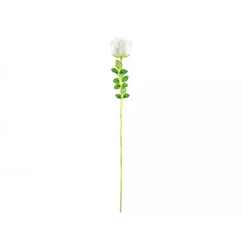 Fleur artificielle Crystal Rose EUROPALMS, blanche, 81 cm, 12 pièces 82600208