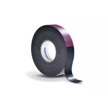 Ruban isolant électrique auto-amalgamant HellermannTyton HTAPE-POWER600-38x6.7-NR-BK (6.7), 6,7 m x 38 mm, noir 711-10201