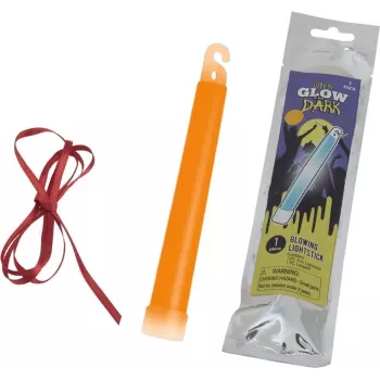Bâton lumineux chimique orange EUROPALMS 15 cm pack de 12 51111102