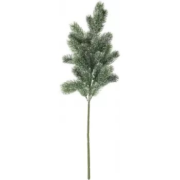 EUROPALMS branche de sapin enneigée, PE, 65 cm (83500421)