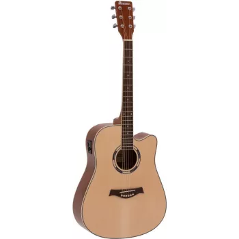 DIMAVERY JK-500 guitare acoustique, cutaway, naturelle 26231388