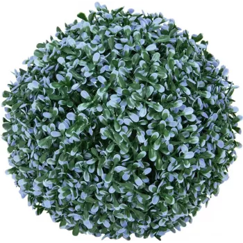 Boule d'herbe artificielle EUROPALMS, bleue, 22 cm 82606975