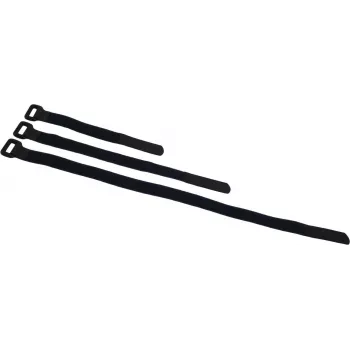 Serre-câble auto-agrippant ACCESSORY BS-1 25x195 mm, noir, lot de 10 30006023