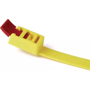 Serre-câble réutilisable HellermannTyton SpeedyTie 750x13 mm jaune, lot de 5 115-00001