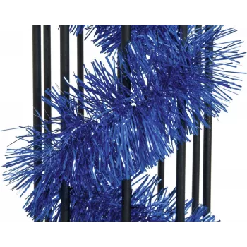 Guirlande métallisée EUROPALMS, bleu, 12,5 x 270 cm 8350054D