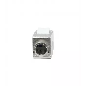 Module keystone RJ45 CAT8.1 SYNERGY21 S216378V3, Slim-line court, certifié GHMT, blanc