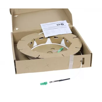 Câble de raccordement fibre optique simplex OS2 SYNERGY21 S218215, LC/APC vers LC/APC, 9/125 µm, G.657.A2, 2,2 mm, 80 m