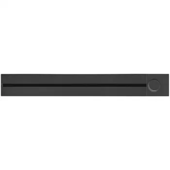 Multiprise SYNERGY21 MODULRAIL 600 mm avec interrupteur, 3 prises Schuko, noire S21-MR005
