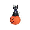 Figure gonflable Halloween EUROPALMS chat avec citrouille, 183 cm 83316152
