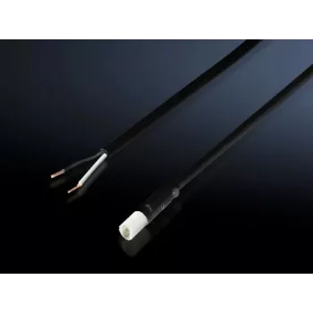 Câble de raccordement pour interrupteur de position de porte Rittal, noir, 2,5 m 2500660