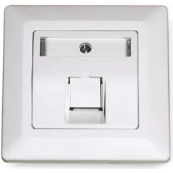 Module de données RJ45 Cat 7A Dätwyler 185866, 1 port, blanc