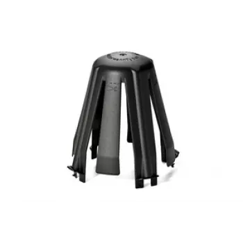 Fixation pour serre-câbles HellermannTyton Q-Mount autocollante noire (148-00098)