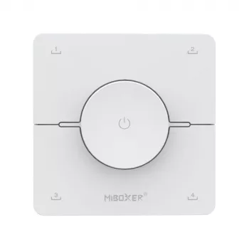 Télécommande LED Miboxer K0 2,4 GHz Dual White CCT avec molette, 4 scènes, blanc