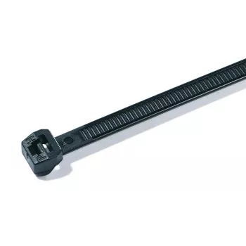Serre-câble HellermannTyton T50MOS noir, 245 mm x 4,6 mm, PA66, lot de 100 118-00128