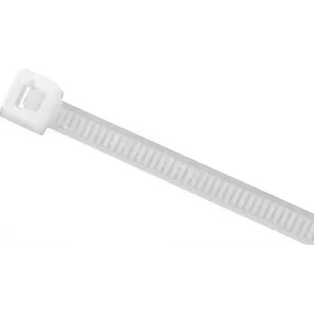 Collier de câbles standard HellermannTyton UB1-N66-NA-M2, à denture intérieure, 98 mm x 2,5 mm, transparent, 1000 pièces 138-01989