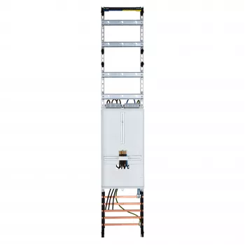 f-tronic Tableau de compteurs 1 champ VZ6 H=1350mm 1-3.HZ Vert.2r. 7143300 1 (7143300)