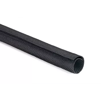 Gaine tressée auto-enveloppante HellermannTyton Helagaine Twist-In, 5-8 mm, 5 m, noire 170-01012