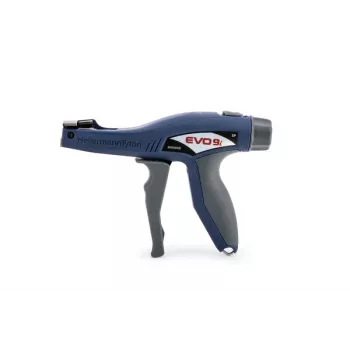 Outil d'application de colliers de câble HellermannTyton EVO9iSP-MET/PL-BU bleu-gris 110-88002
