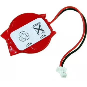 XCELL CR2016 pile bouton lithium avec connecteur 2 broches, 3 V, 75 mAh, lot de 1 125756