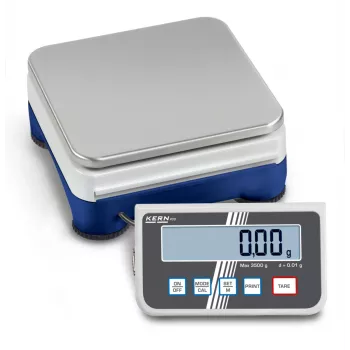 KERN PCD 2500-2 balance de précision capacité 2500 g, précision 0,01 g