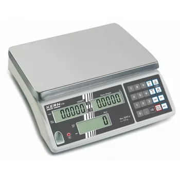 KERN CXB 3K0.2 Balance de comptage, capacité 3 kg, lisibilité 0,2 g, 3 affichages, RS-232