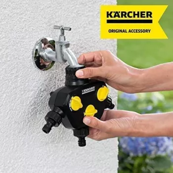 Répartiteur 3 voies Kärcher 2.645-200.0, flexible d'aspiration 60 mm avec clapet anti-retour