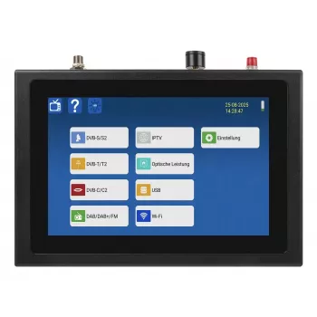 Appareil de mesure satellite Megasat HD 7 Combo V2 DVB-S/S2/T/T2/C DAB/DAB+ USB DiSEqC 1 (2600024)