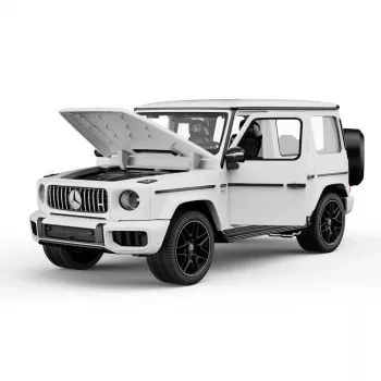 Voiture miniature Jamara Mercedes-AMG G 63 moulée 1:24 blanche
