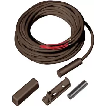 Détecteur de contact magnétique filaire ABUS MK1010B, marron