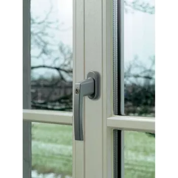 Poignée de fenêtre verrouillable ABUS argent ABFS59486