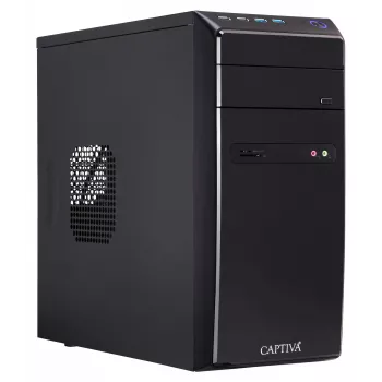 PC de bureau CAPTIVA Power Starter I95-753, Intel Core Ultra 5 225, 32 Go de RAM, SSD 2 To, Wi-Fi, Windows 11 Home