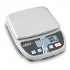 Balance de précision KERN EMS 12K0.1, 12 kg x 0,1 g, plateau en acier inoxydable, RS-232, secteur/piles